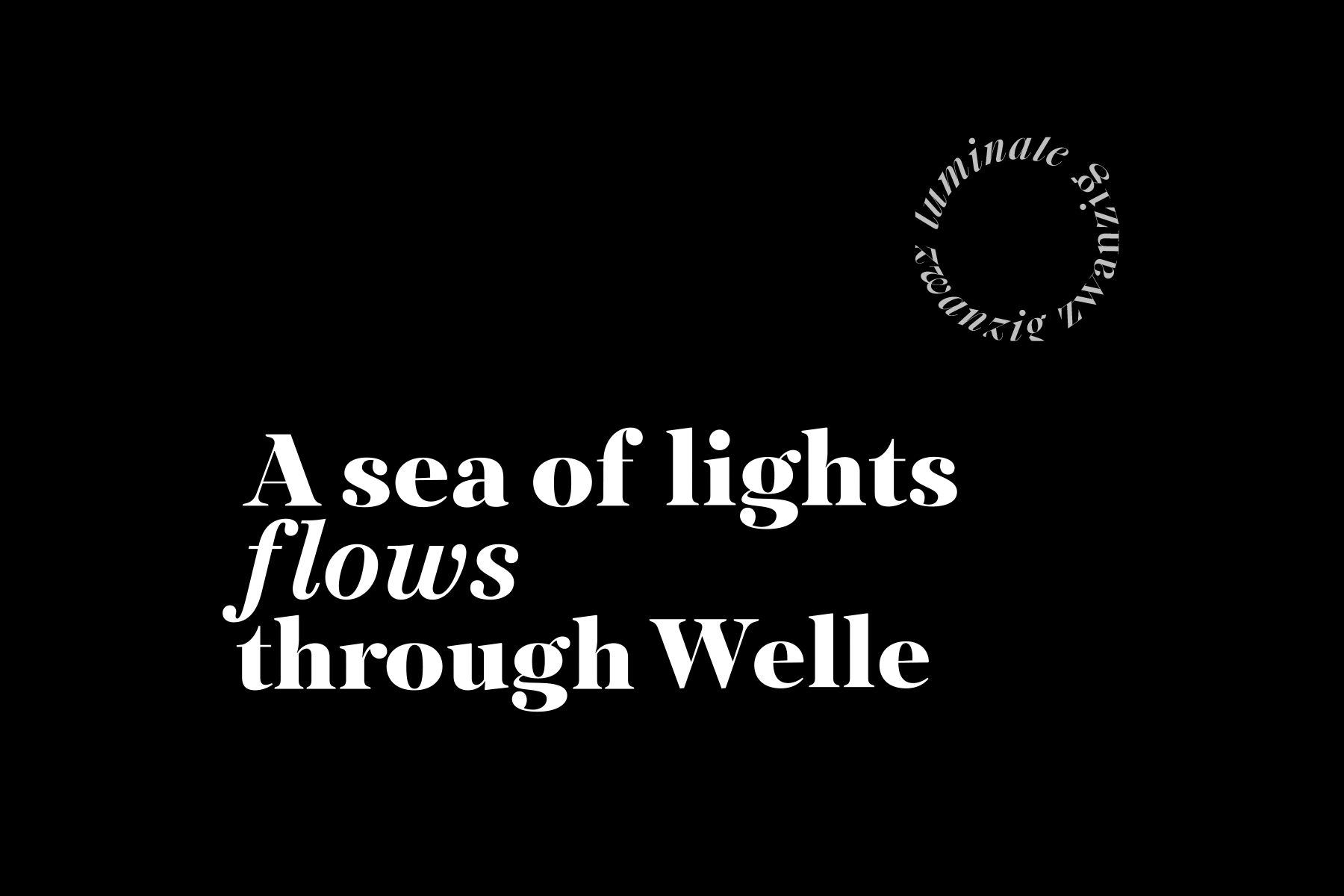Die Welle Luminale - A sea of lights flows through Welle