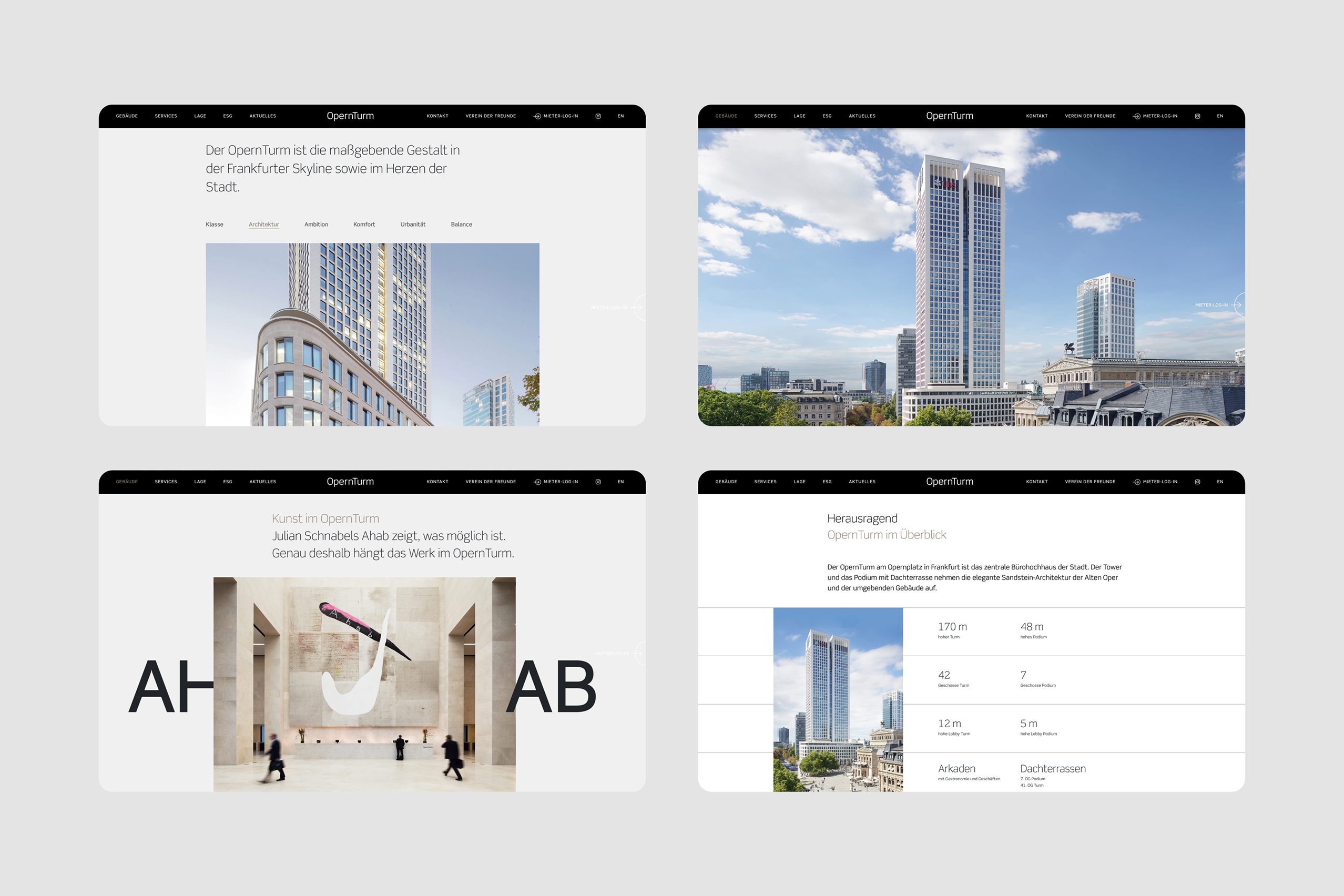 Website Design OpernTurm